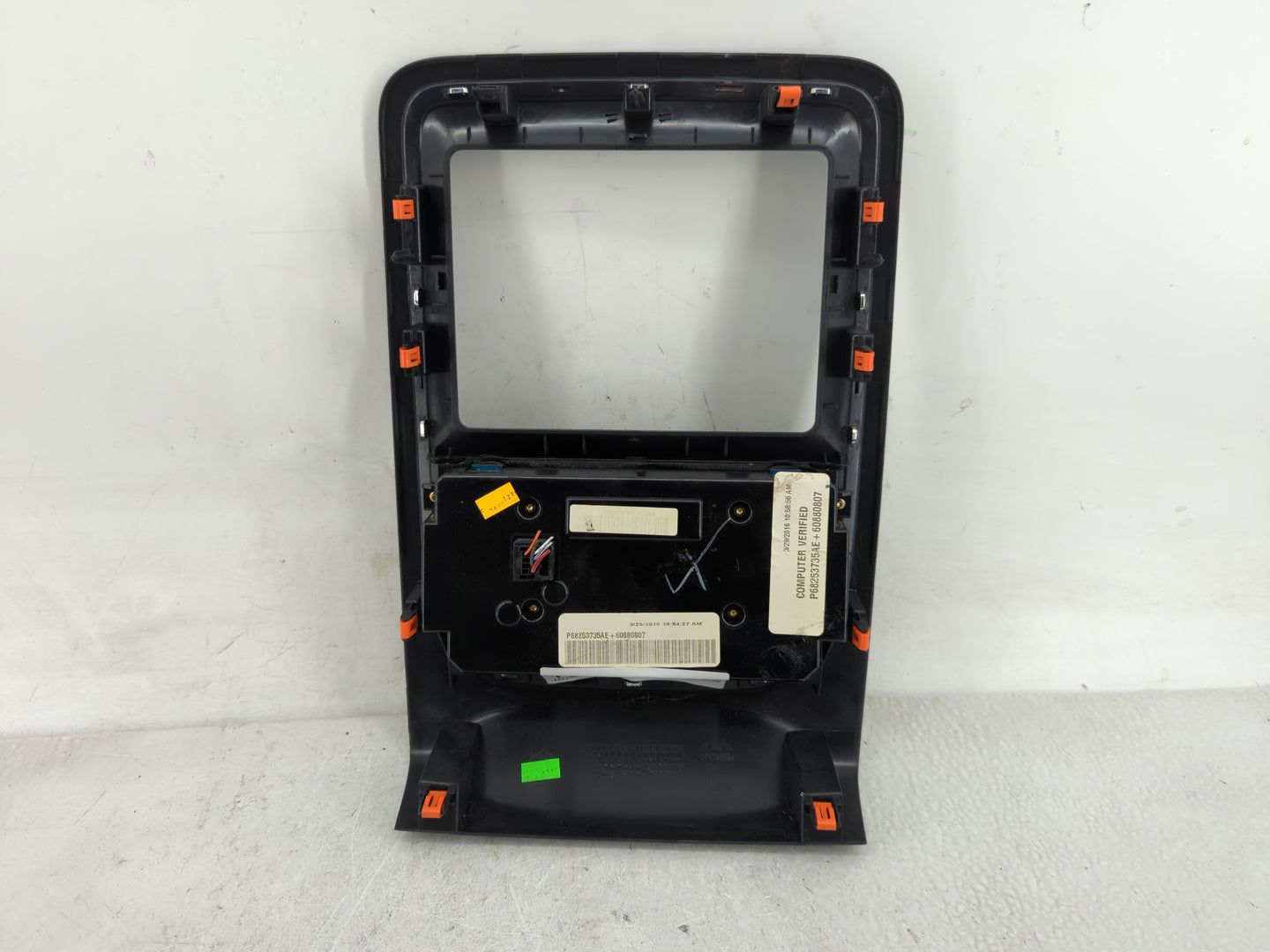 2016-2017 Dodge Durango Climate Control Module Temperature AC/Heater Replacement P/N:68253735AE Fits Fits 2016 2017 OEM Used