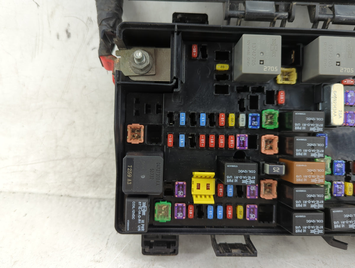 2013 Dodge Durango Fusebox Fuse Box Panel Relay Module P/N:P68320920AB Fits OEM Used Auto Parts - Oemusedautoparts1.com