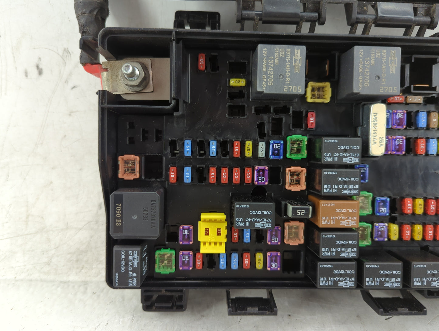 2018 Dodge Durango Fusebox Fuse Box Panel Relay Module P/N:7140-1980-30 Fits OEM Used Auto Parts - Oemusedautoparts1.com