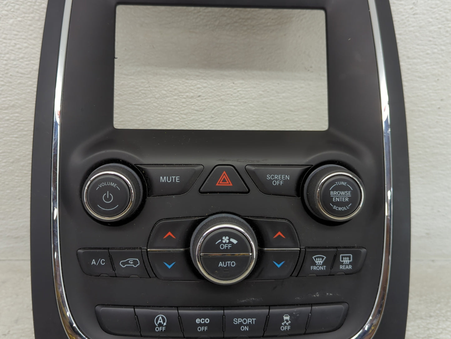 2018 Dodge Durango Climate Control Module Temperature AC/Heater Replacement P/N:P68333638AA Fits OEM Used Auto Parts - Oemus