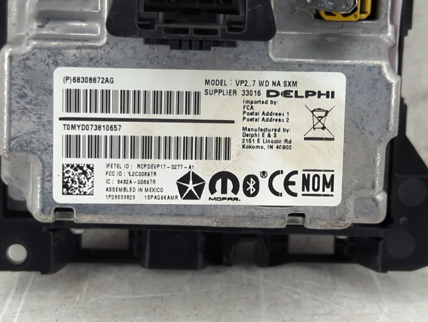 2018 Dodge Durango Information Display Screen - Oemusedautoparts1.com