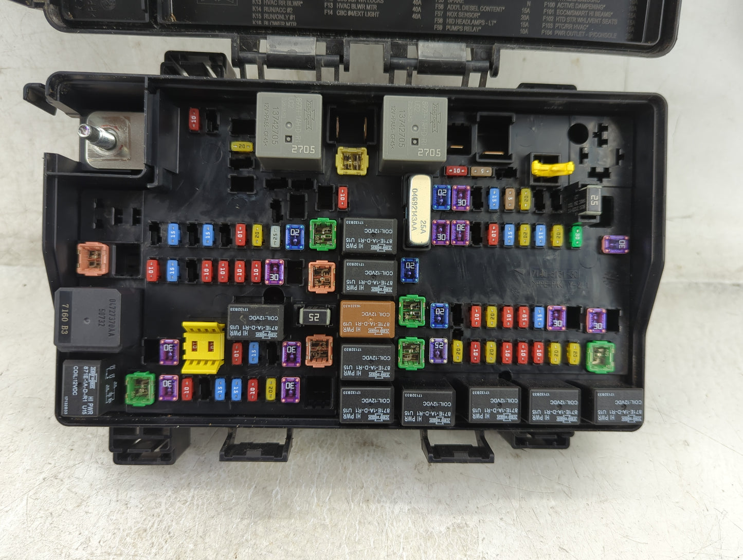 Dodge Durango Fusebox Fuse Box Relay Module Tipm P68320920ab - Oemusedautoparts1.com