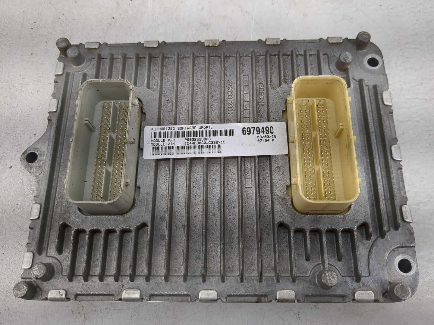 2018-2019 Dodge Durango PCM Engine Control Computer ECU ECM PCU OEM P/N:P68325588AG P68330924AA Fits Fits 2018 2019 OEM Used