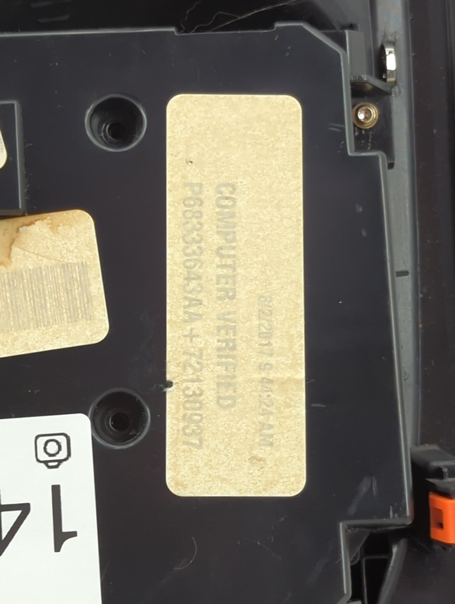2018-2020 Dodge Durango Climate Control Module Temperature AC/Heater Replacement P/N:P68333643AA P68333642AA Fits OEM Used A
