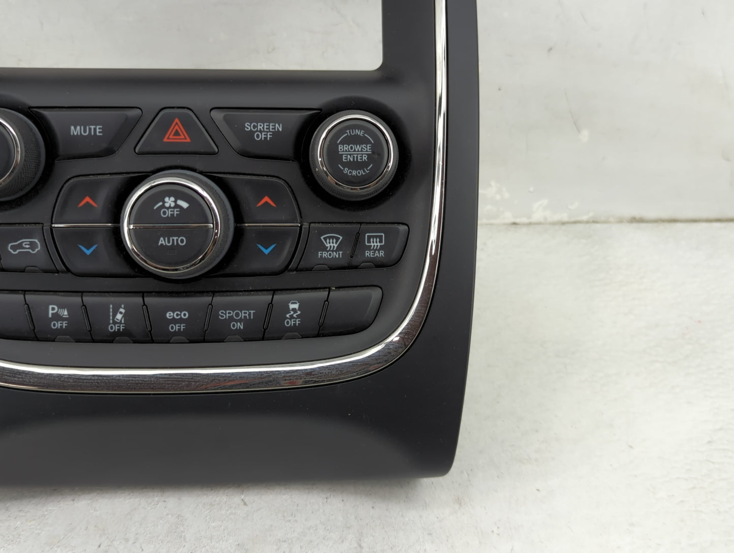 2018-2020 Dodge Durango Climate Control Module Temperature AC/Heater Replacement P/N:68333658AA P68333658AA Fits OEM Used Au