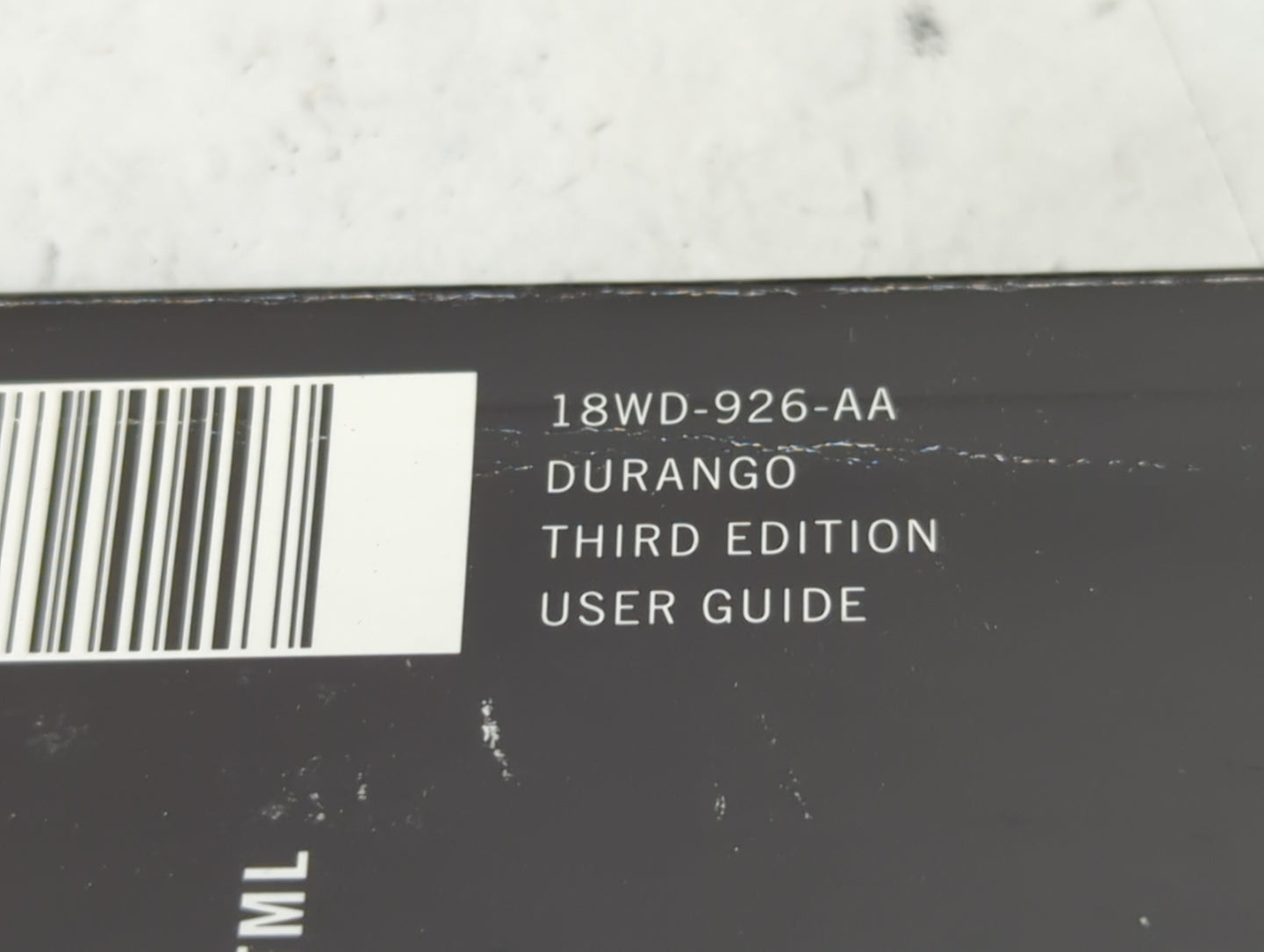 2018 Dodge Durango Owners Manual Book Guide P/N:18WD-926-AA OEM Used Auto Parts - Oemusedautoparts1.com