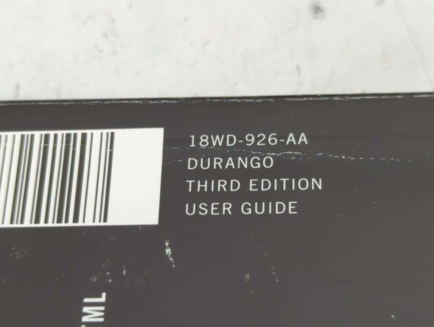 2018 Dodge Durango Owners Manual Book Guide P/N:18WD-926-AA OEM Used Auto Parts - Oemusedautoparts1.com