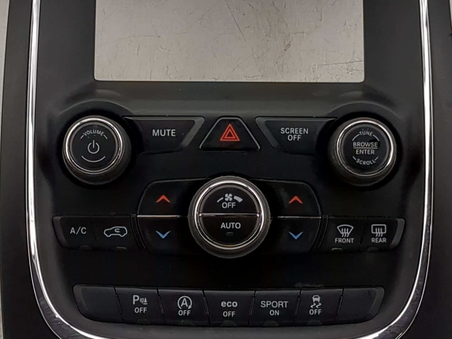 2018-2020 Dodge Durango Climate Control Module Temperature AC/Heater Replacement P/N:68333642AA P68333642AA Fits OEM Used Au