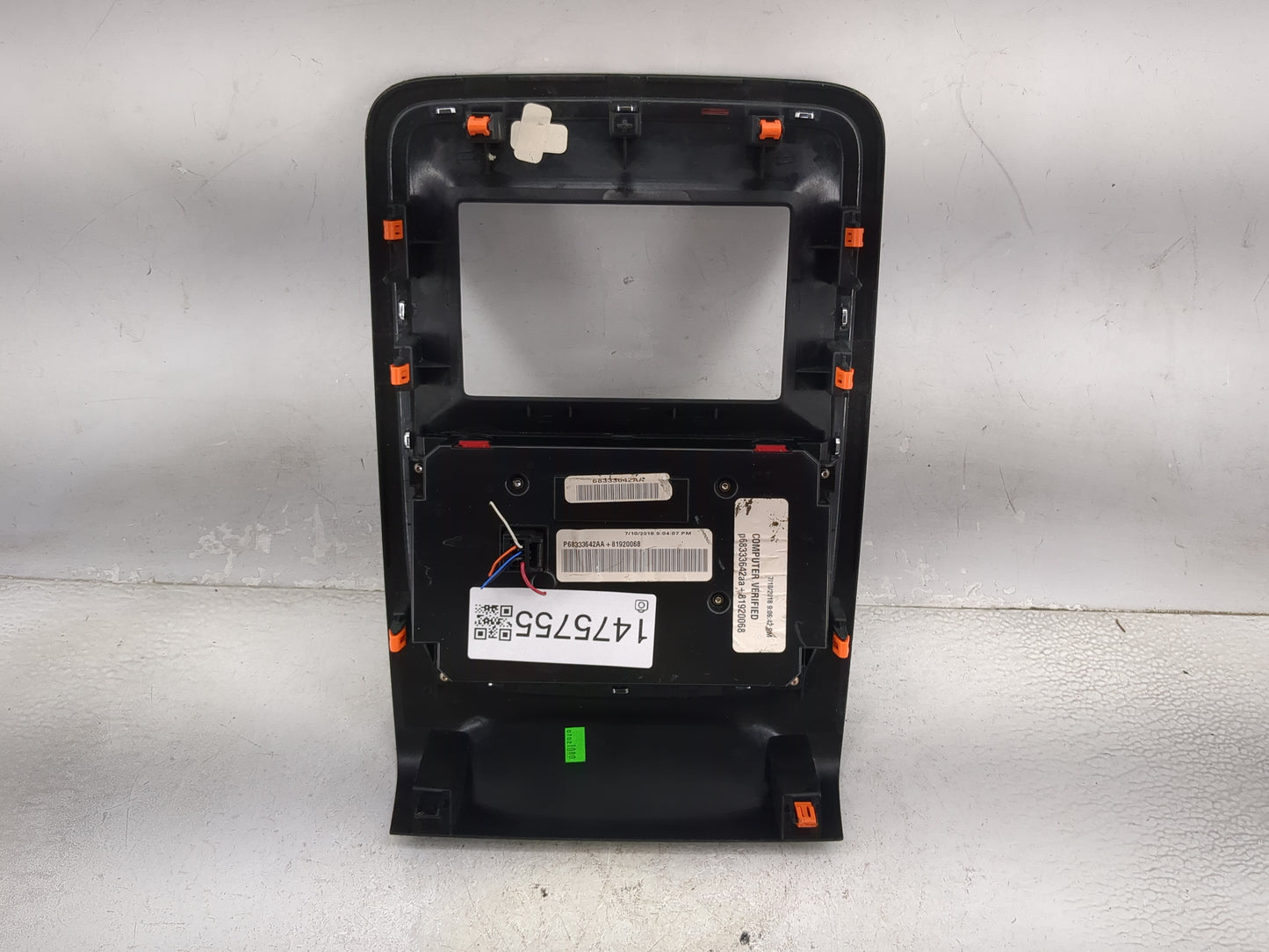 2018-2020 Dodge Durango Climate Control Module Temperature AC/Heater Replacement P/N:68333642AA P68333642AA Fits OEM Used Au
