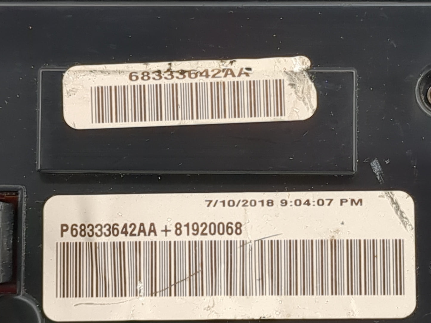 2018-2020 Dodge Durango Climate Control Module Temperature AC/Heater Replacement P/N:68333642AA P68333642AA Fits OEM Used Au