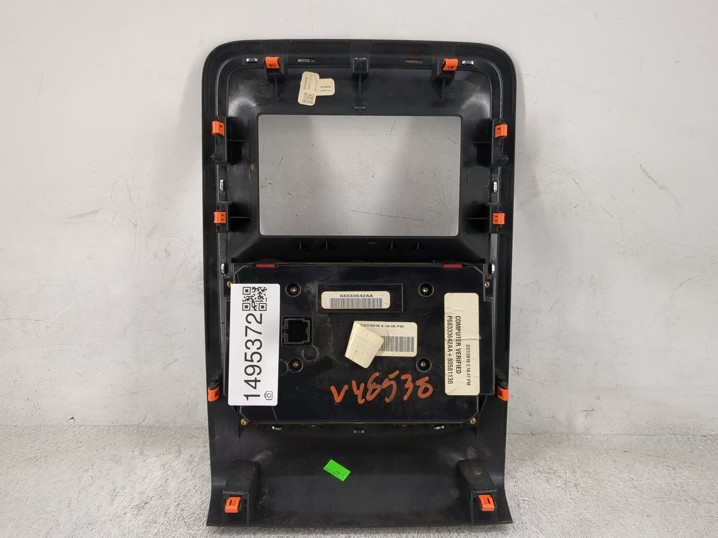 2018-2020 Dodge Durango Climate Control Module Temperature AC/Heater Replacement P/N:P68333642AA 80581130 Fits Fits 2018 201