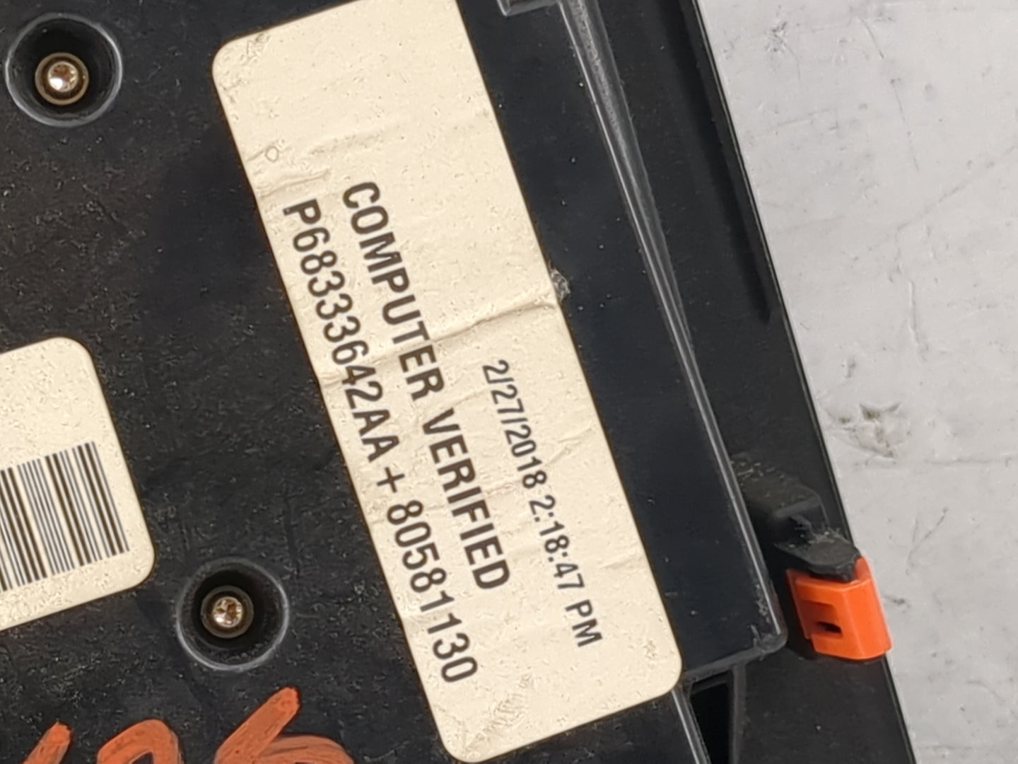 2018-2020 Dodge Durango Climate Control Module Temperature AC/Heater Replacement P/N:P68333642AA 80581130 Fits Fits 2018 201
