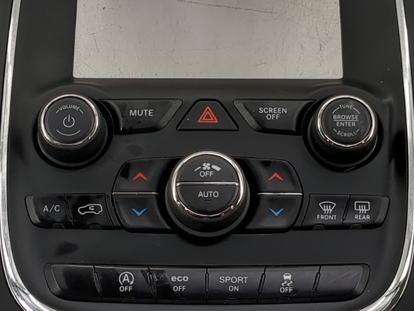 2018 Dodge Durango Climate Control Module Temperature AC/Heater Replacement P/N:68333638AA P68333638AA, 81870066 Fits OEM Us