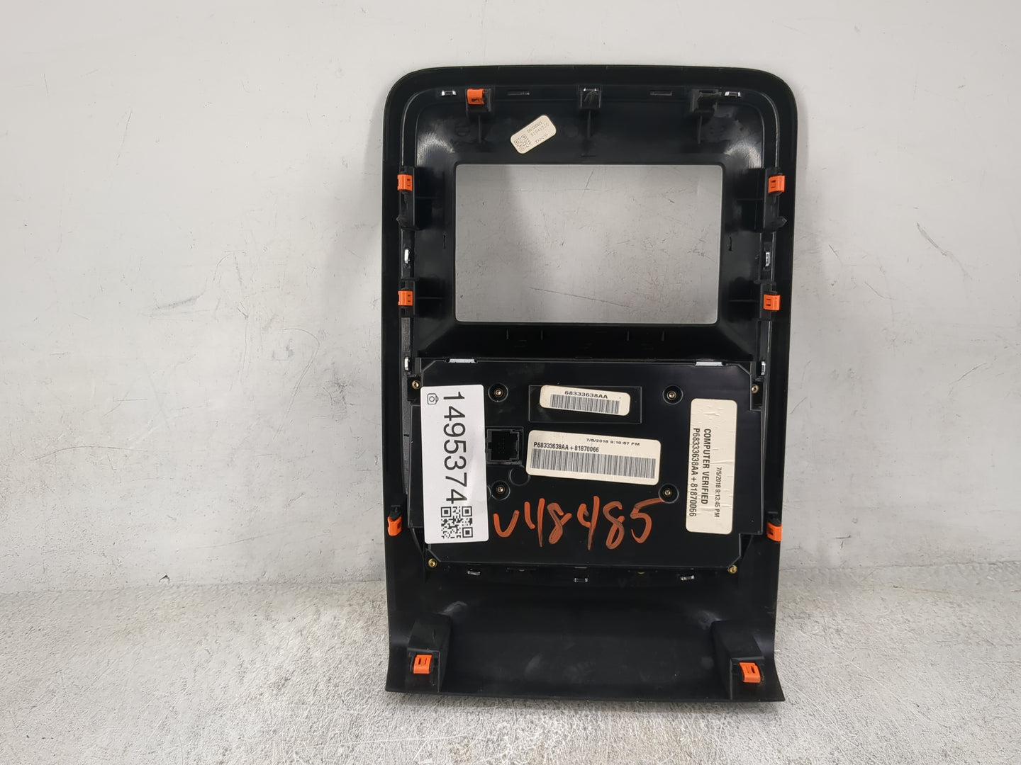 2018 Dodge Durango Climate Control Module Temperature AC/Heater Replacement P/N:68333638AA P68333638AA, 81870066 Fits OEM Us
