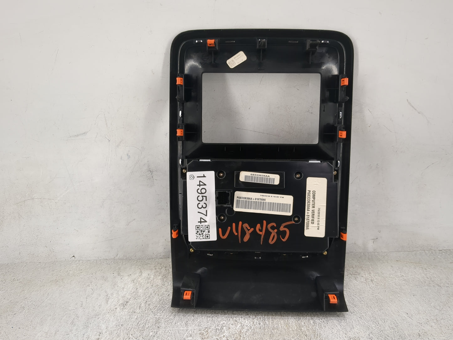 2018 Dodge Durango Climate Control Module Temperature AC/Heater Replacement P/N:68333638AA P68333638AA, 81870066 Fits OEM Us