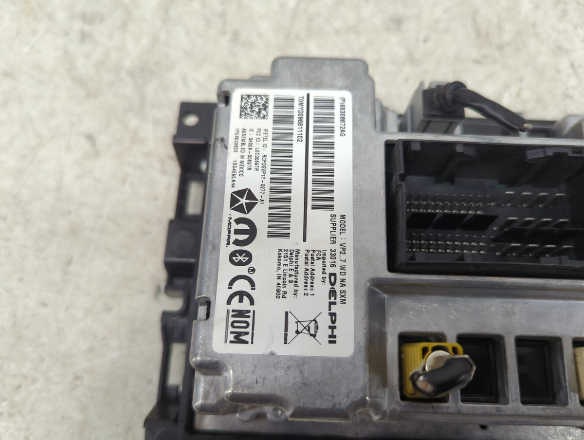 2018 Dodge Durango Information Display Screen 1496612 - Oemusedautoparts1.com