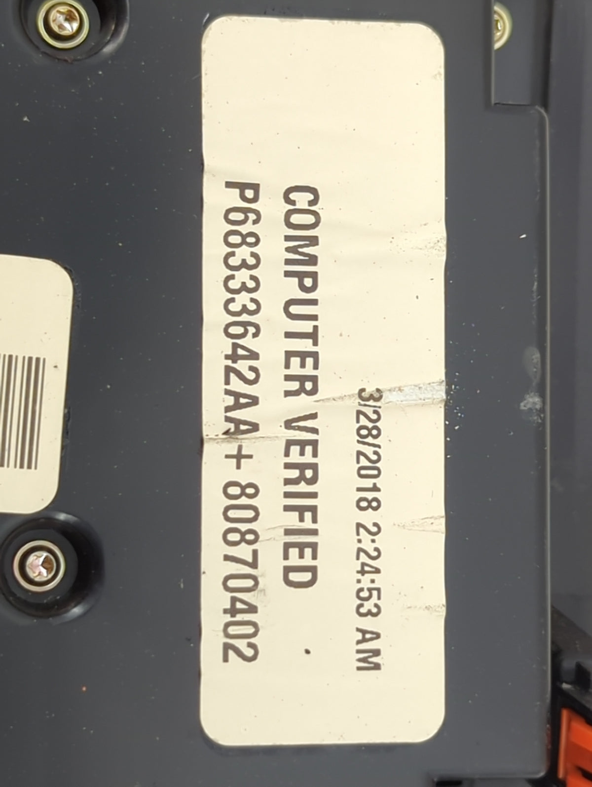 2018-2020 Dodge Durango Climate Control Module Temperature AC/Heater Replacement P/N:P68333642AA P68333542AA Fits OEM Used A