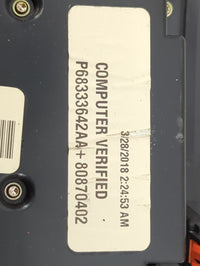 2018-2020 Dodge Durango Climate Control Module Temperature AC/Heater Replacement P/N:P68333642AA P68333542AA Fits OEM Used A