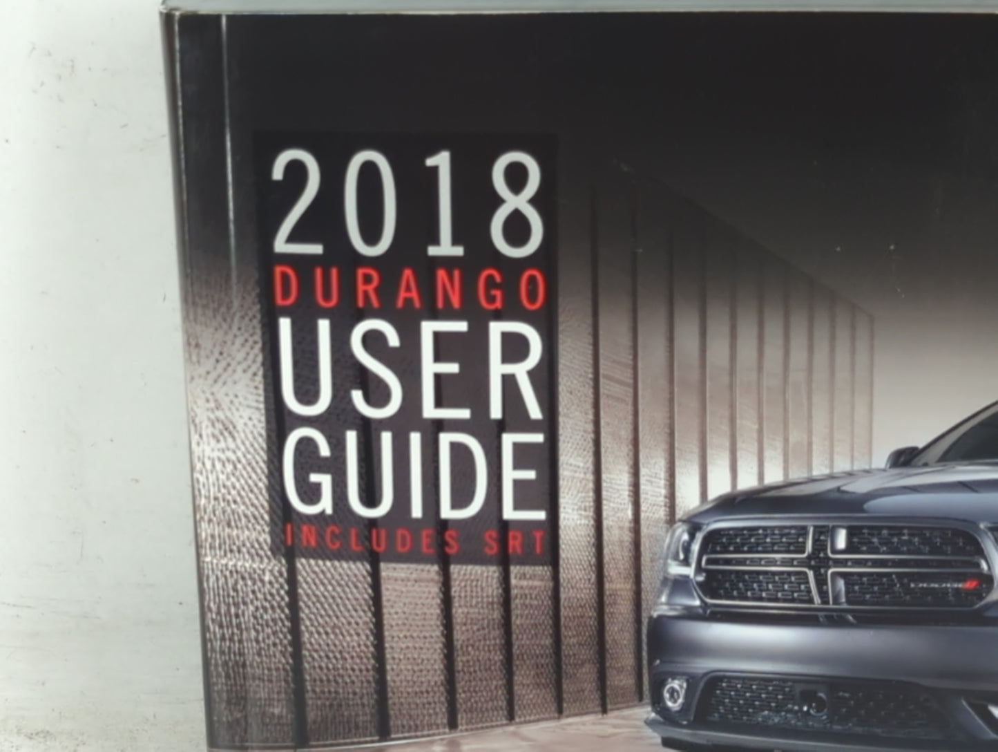 2018 Dodge Durango Owners Manual Book Guide P/N:18WD-926-AA OEM Used Auto Parts - Oemusedautoparts1.com
