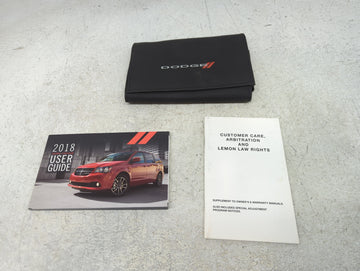 2018 Dodge Grand Caravan Owners Manual Book Guide P/N:18RT-926-AA OEM Used Auto Parts - Oemusedautoparts1.com