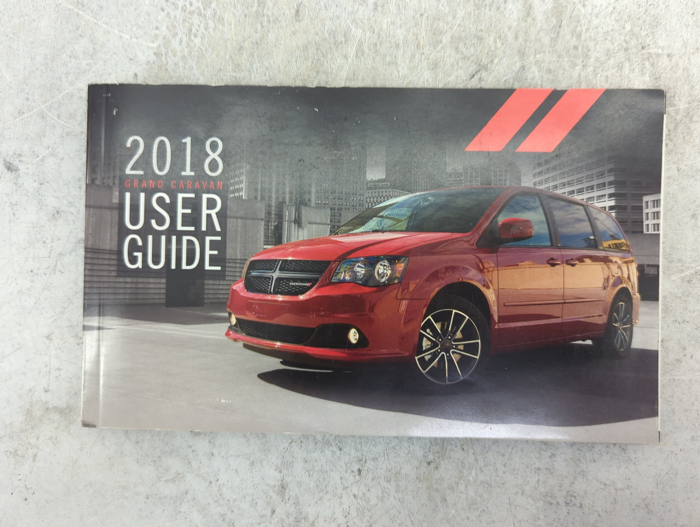 2018 Dodge Grand Caravan Owners Manual Book Guide P/N:18RT-926-AA OEM Used Auto Parts - Oemusedautoparts1.com
