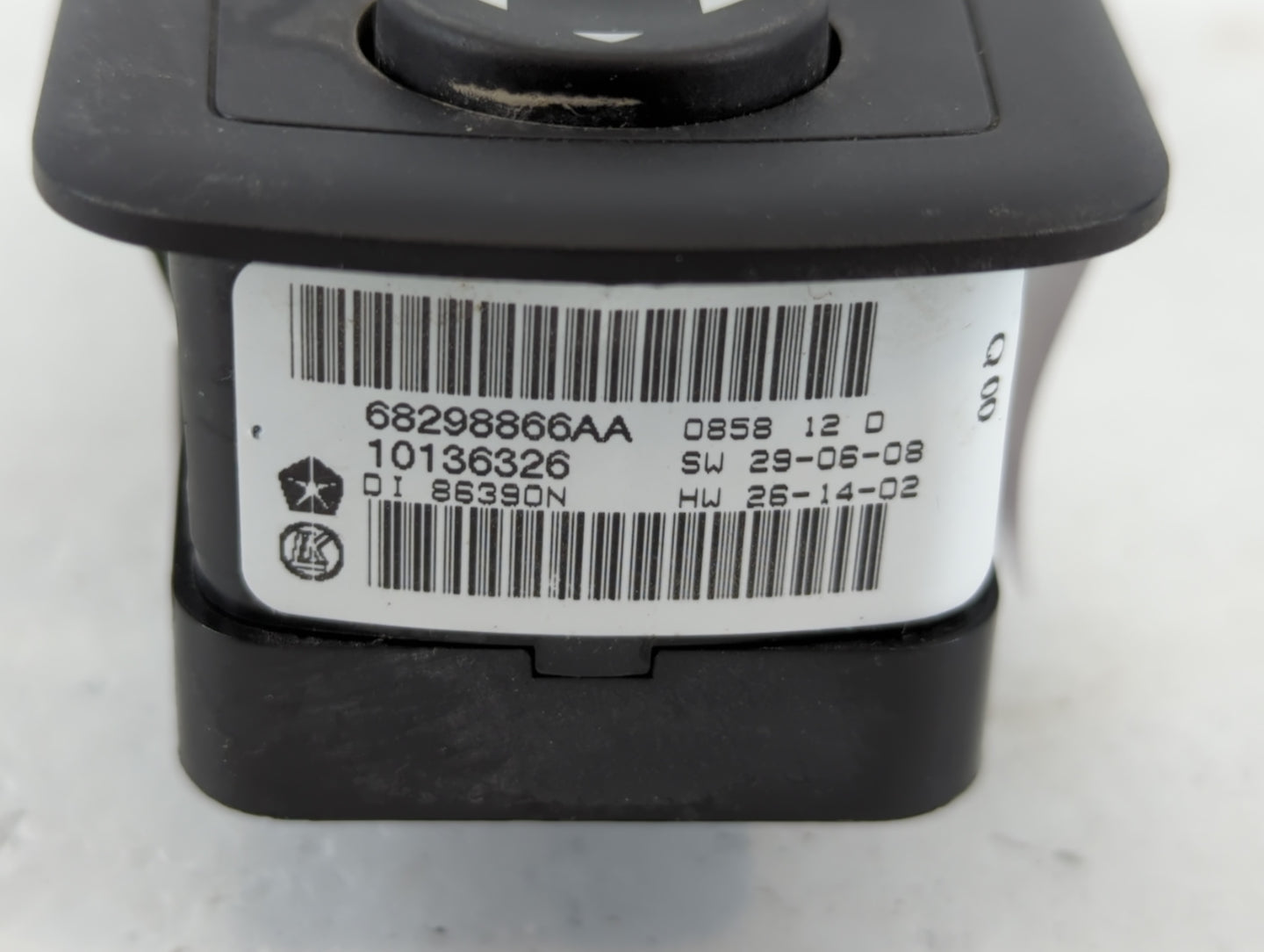 2012-2020 Dodge Grand Caravan Master Power Window Switch Replacement Driver Side Left P/N:10136326 68298866AA Fits OEM Used 