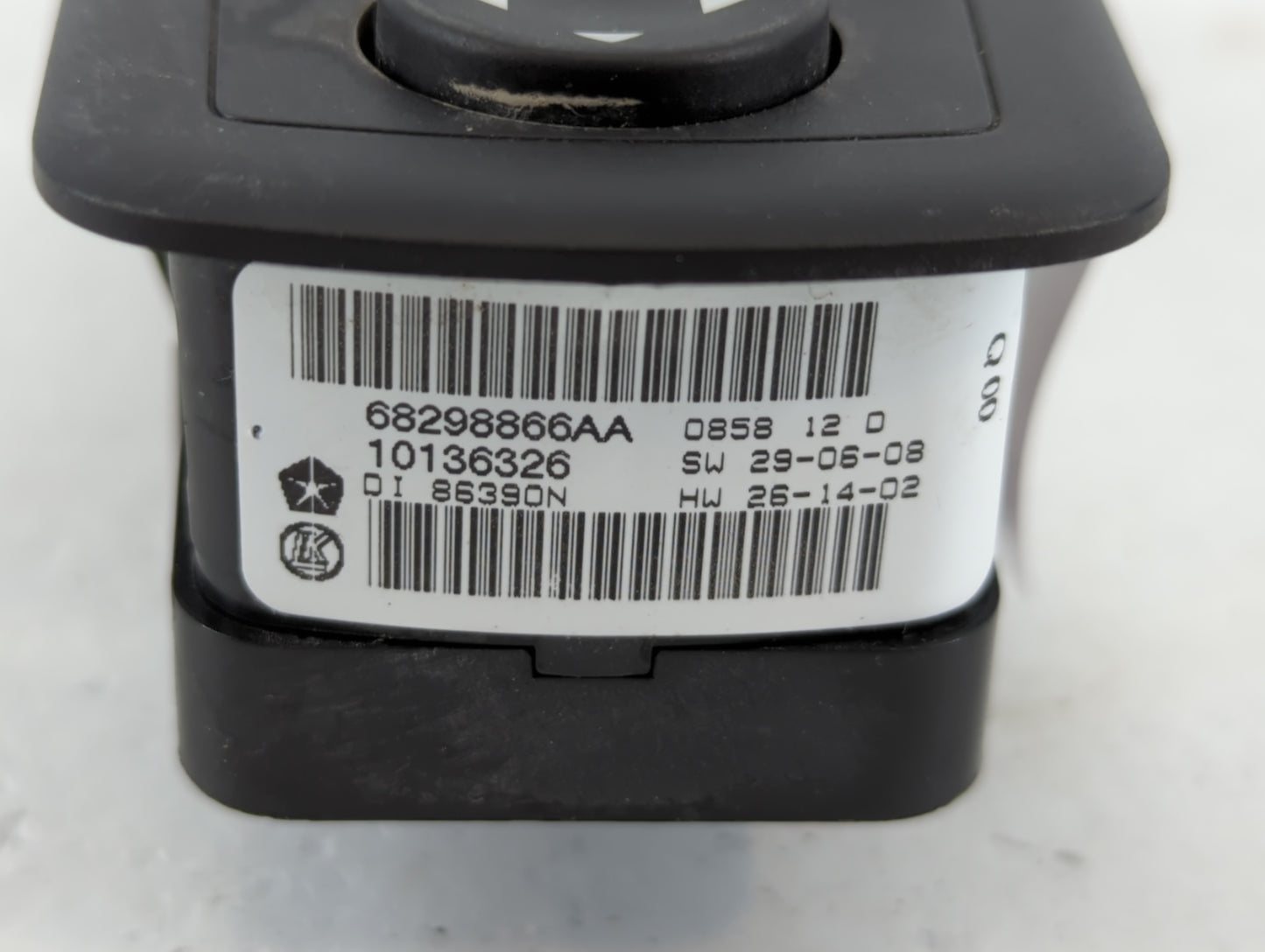 2012-2020 Dodge Grand Caravan Master Power Window Switch Replacement Driver Side Left P/N:10136326 68298866AA Fits OEM Used 