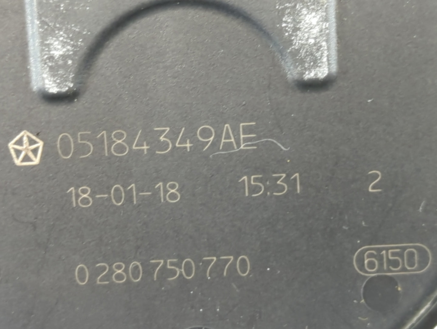 2011-2020 Dodge Grand Caravan Throttle Body P/N:0 280 750 770 05184349AE Fits OEM Used Auto Parts - Oemusedautoparts1.com