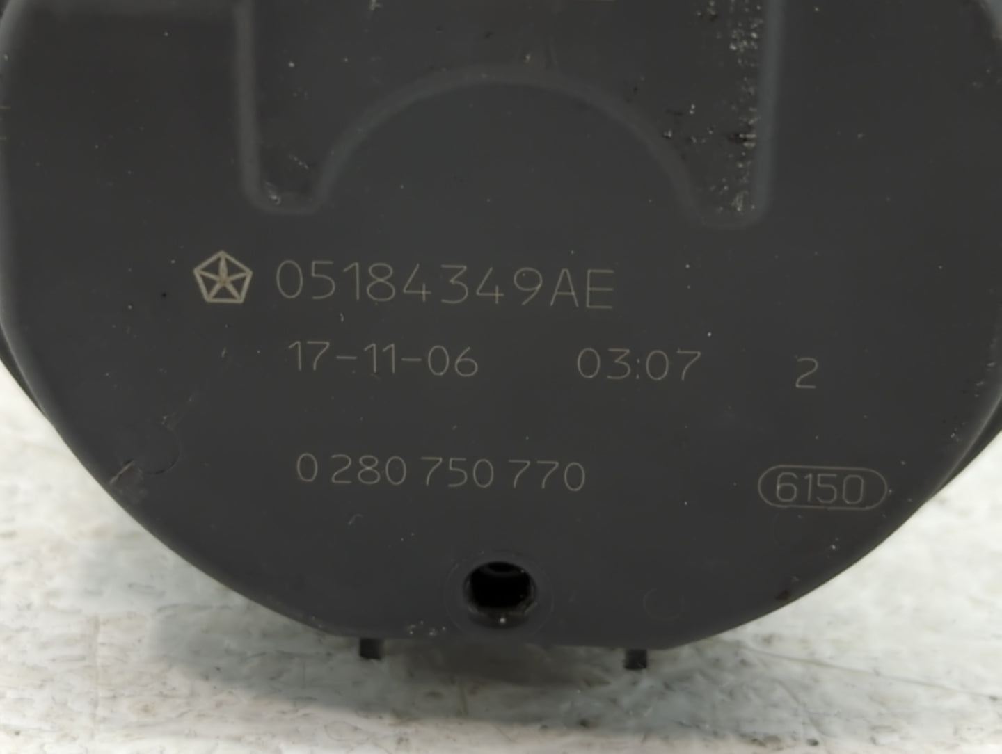 2011-2020 Dodge Grand Caravan Throttle Body P/N:0 280 750 770 05184349AE Fits OEM Used Auto Parts - Oemusedautoparts1.com