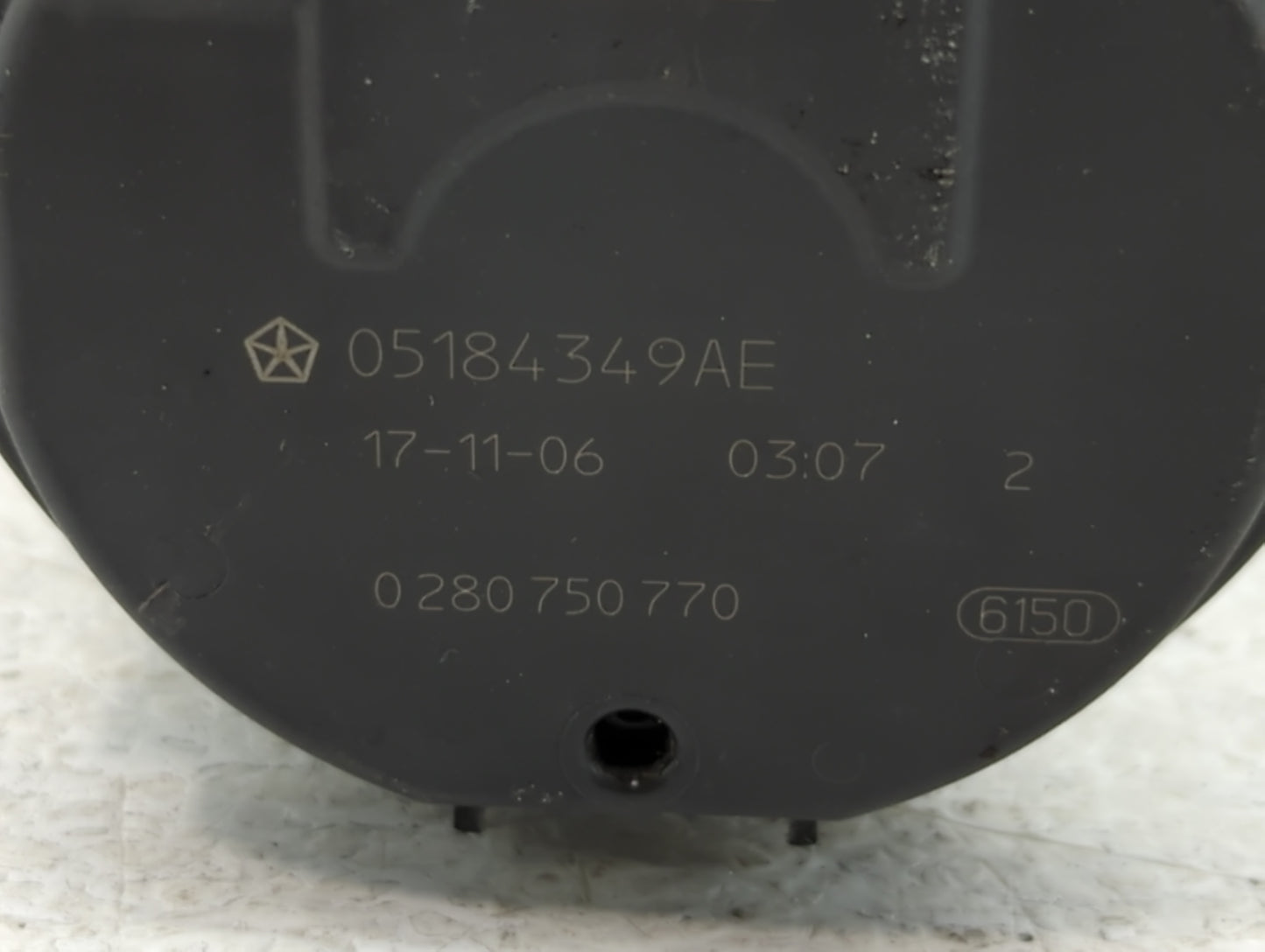 2011-2020 Dodge Grand Caravan Throttle Body P/N:0 280 750 770 05184349AE Fits OEM Used Auto Parts - Oemusedautoparts1.com