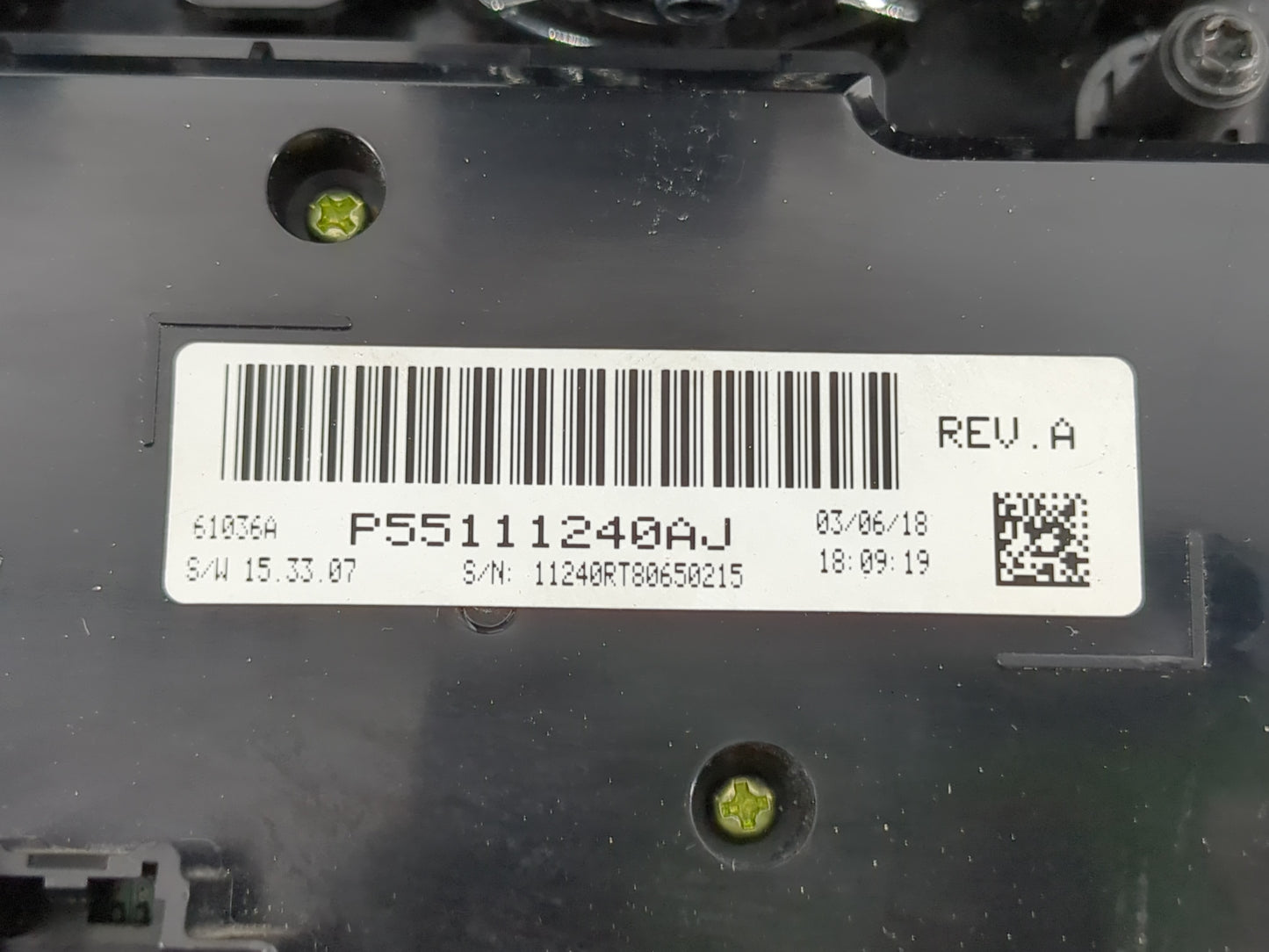2011-2020 Dodge Grand Caravan Climate Control Module Temperature AC/Heater Replacement P/N:P55111240AJ Fits OEM Used Auto Pa