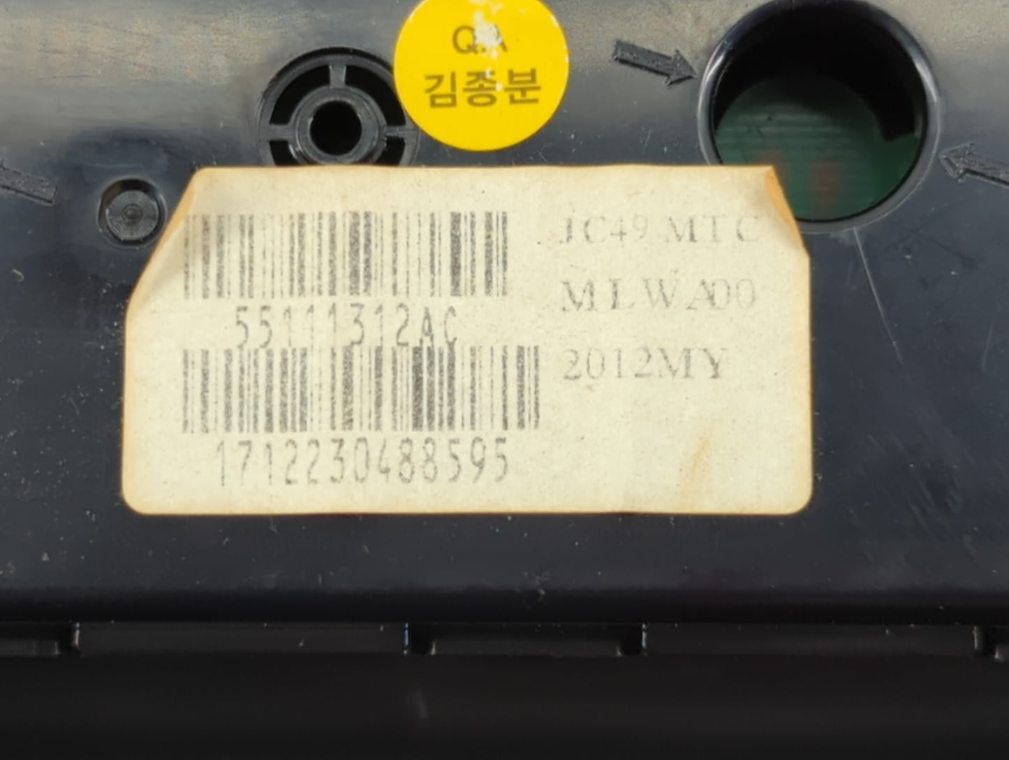2012-2020 Dodge Grand Caravan Climate Control Module Temperature AC/Heater Replacement P/N:55111312AC Fits OEM Used Auto Par