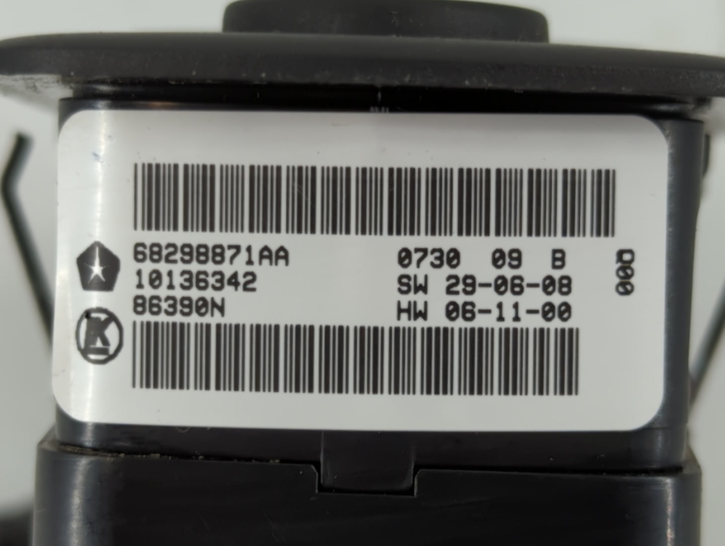2012-2020 Dodge Grand Caravan Master Power Window Switch Replacement Driver Side Left P/N:68298871AA Fits OEM Used Auto Part