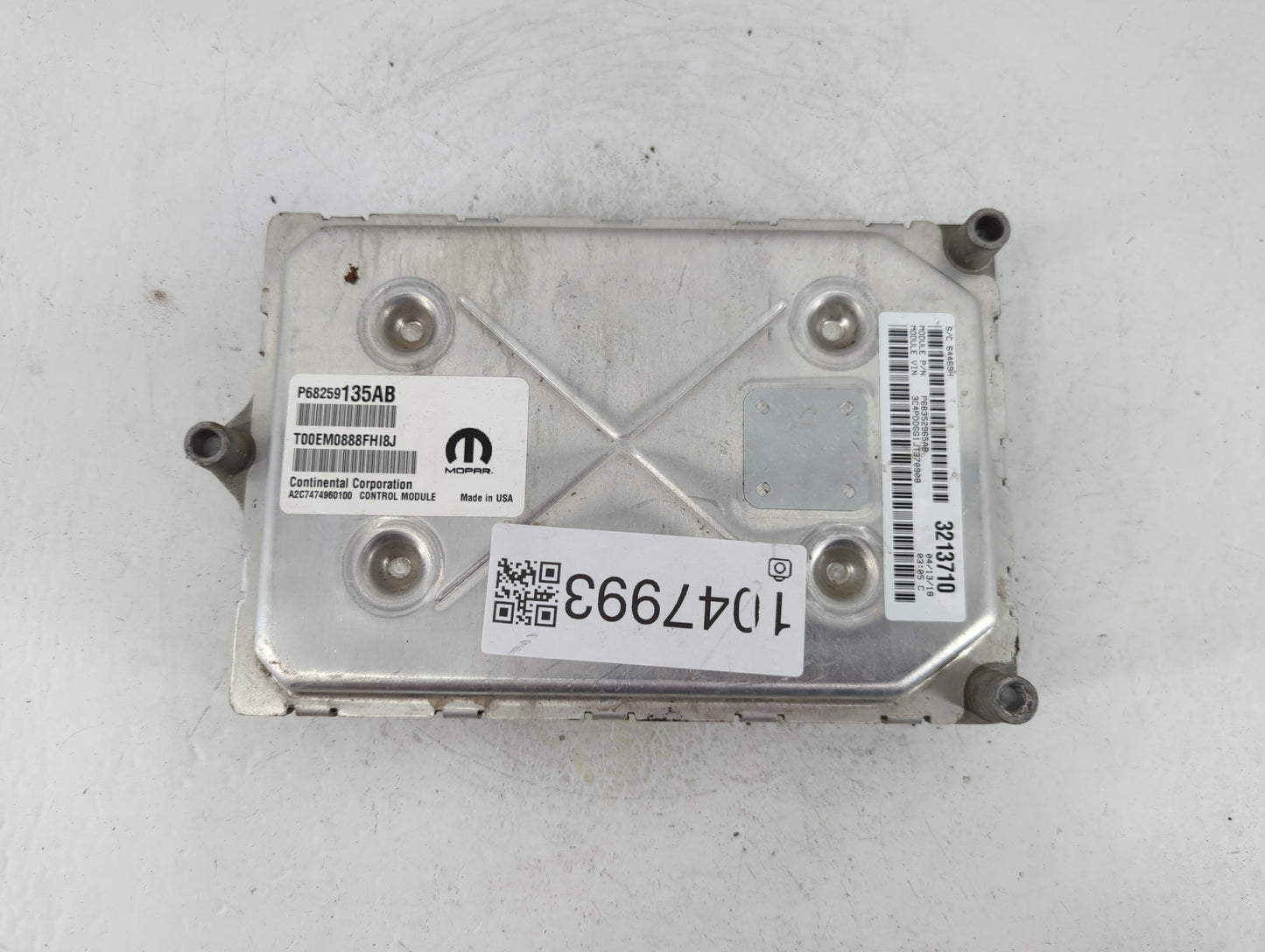 2016-2019 Dodge Journey PCM Engine Control Computer ECU ECM PCU OEM P/N:P68259135AB Fits Fits 2016 2017 2018 2019 OEM Used A