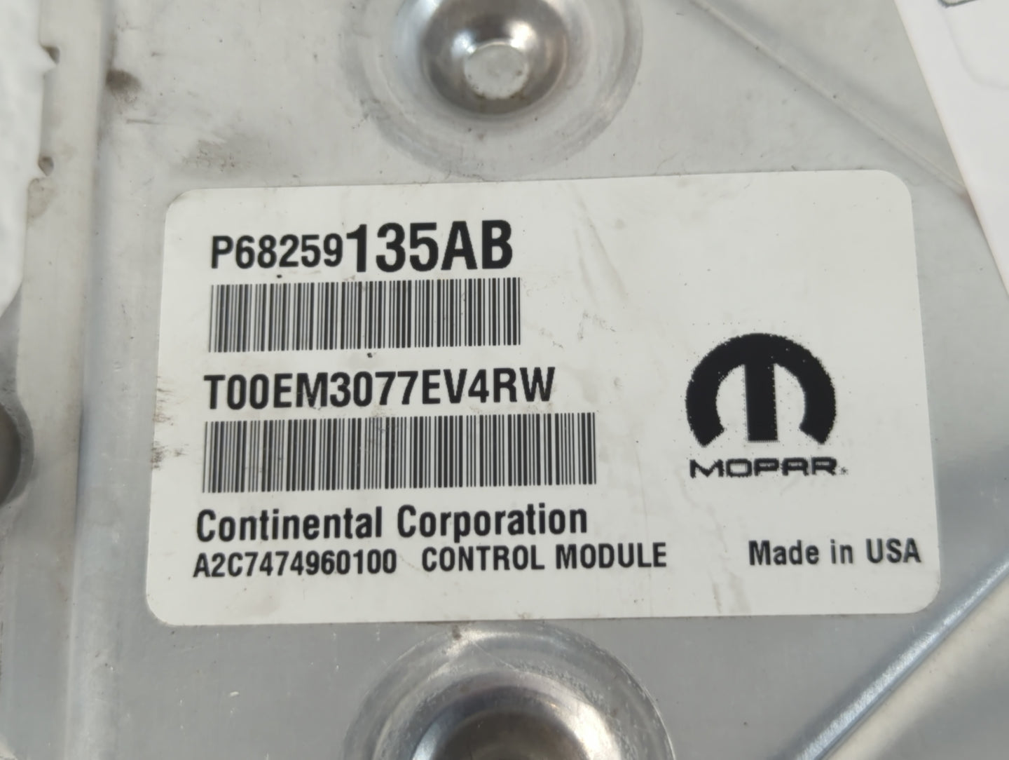 2016-2019 Dodge Journey PCM Engine Control Computer ECU ECM PCU OEM P/N:P68259135AB Fits Fits 2016 2017 2018 2019 OEM Used A