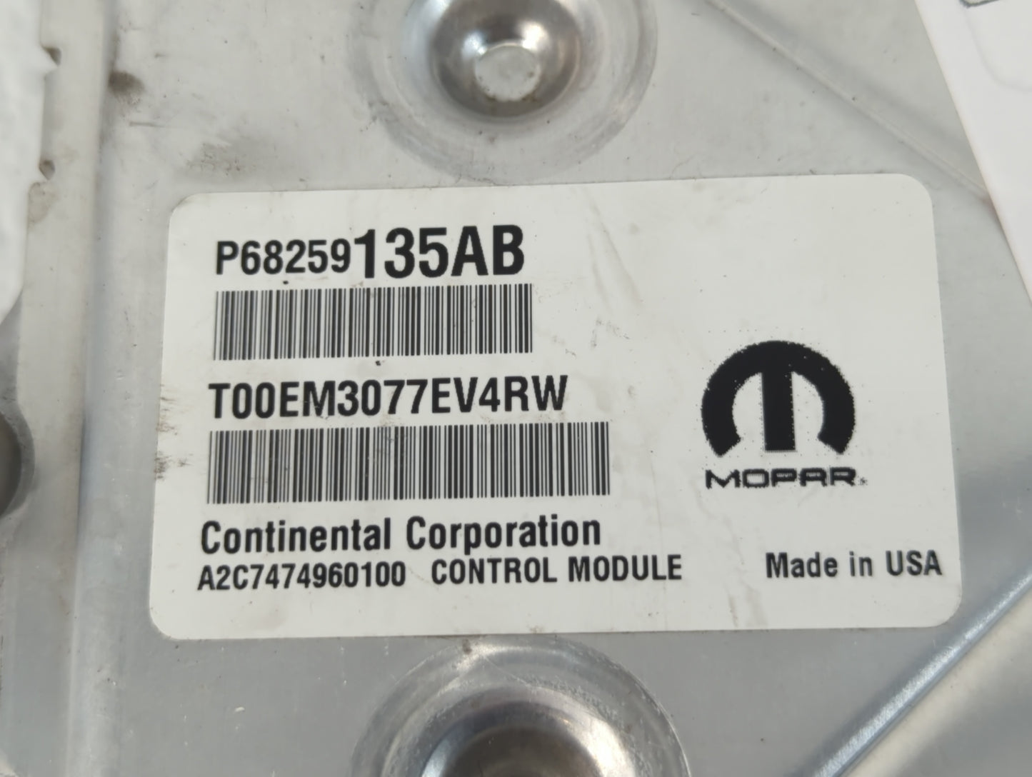 2016-2019 Dodge Journey PCM Engine Control Computer ECU ECM PCU OEM P/N:P68259135AB Fits Fits 2016 2017 2018 2019 OEM Used A