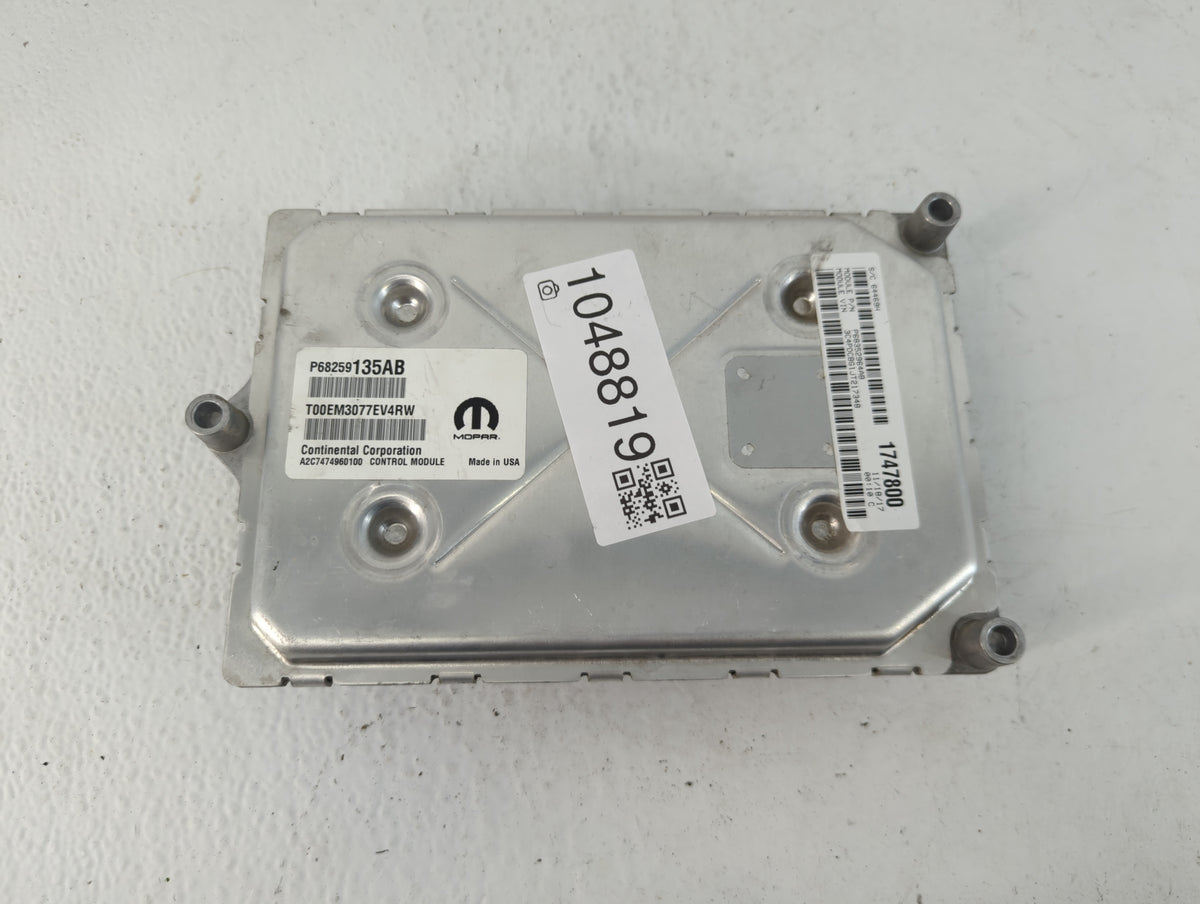 2016-2019 Dodge Journey PCM Engine Control Computer ECU ECM PCU OEM P/N:P68259135AB Fits 2016 2017 2018 2019 OEM Used Auto P