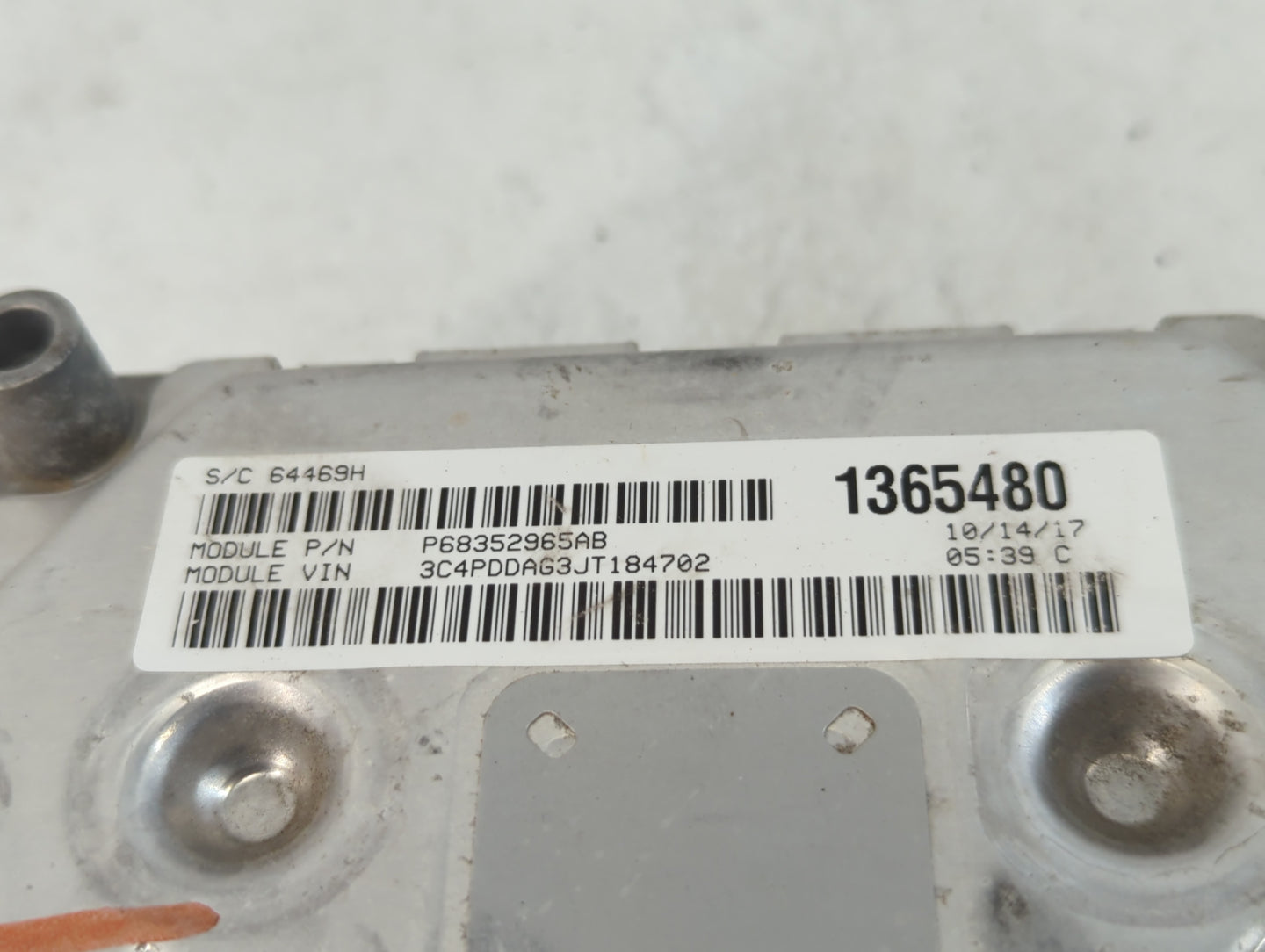 2016-2019 Dodge Journey PCM Engine Control Computer ECU ECM PCU OEM P/N:P68352965AB 1365480 Fits Fits 2016 2017 2018 2019 OE