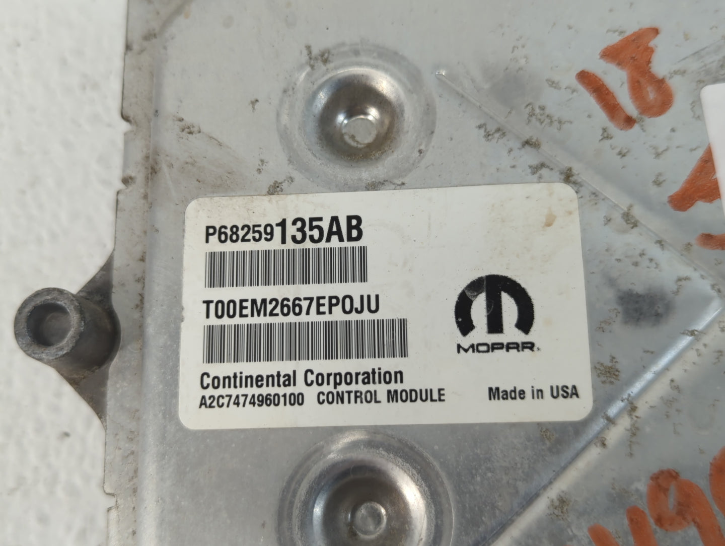 2016-2019 Dodge Journey PCM Engine Control Computer ECU ECM PCU OEM P/N:P68352965AB 1365480 Fits Fits 2016 2017 2018 2019 OE