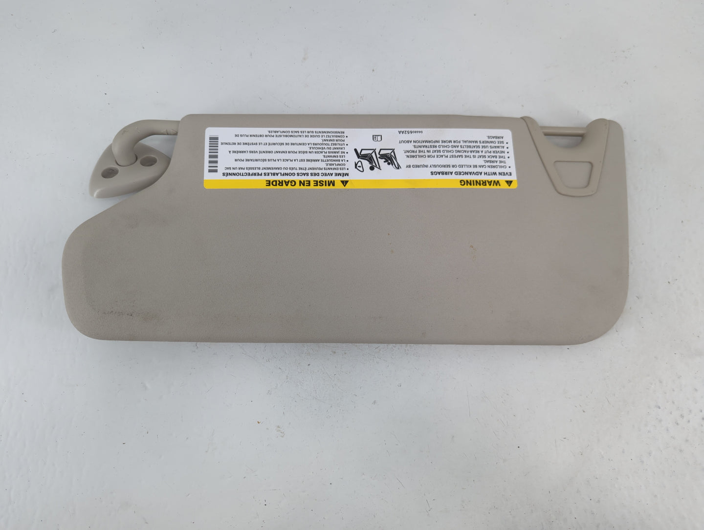 2018 Dodge Journey Sun Visor Shade Replacement Passenger Right Mirror Fits OEM Used Auto Parts - Oemusedautoparts1.com