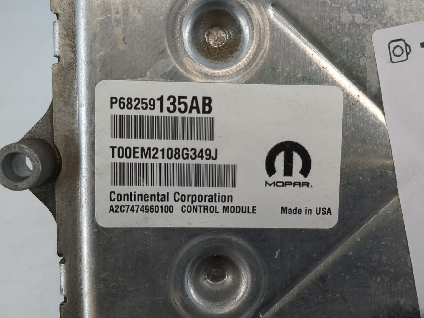 2016-2019 Dodge Journey PCM Engine Control Computer ECU ECM PCU OEM P/N:P68259135AB P68352965AB Fits Fits 2016 2017 2018 201