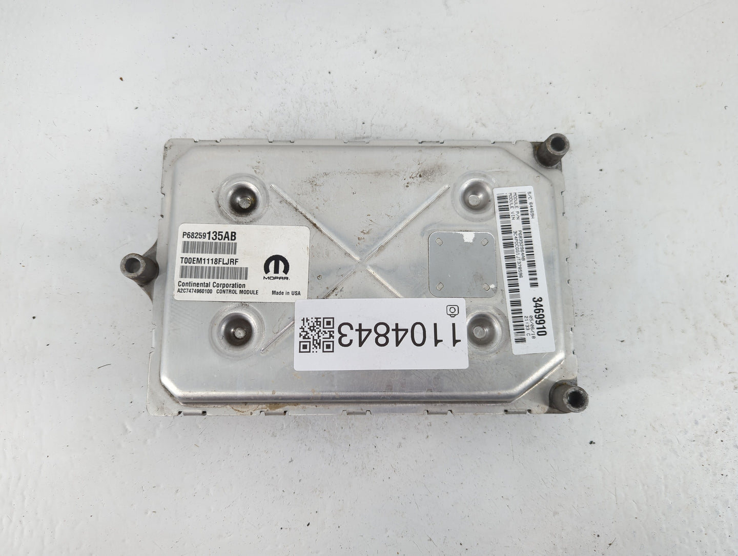 2016-2019 Dodge Journey PCM Engine Control Computer ECU ECM PCU OEM P/N:P68259135AB P68352965AB Fits Fits 2016 2017 2018 201