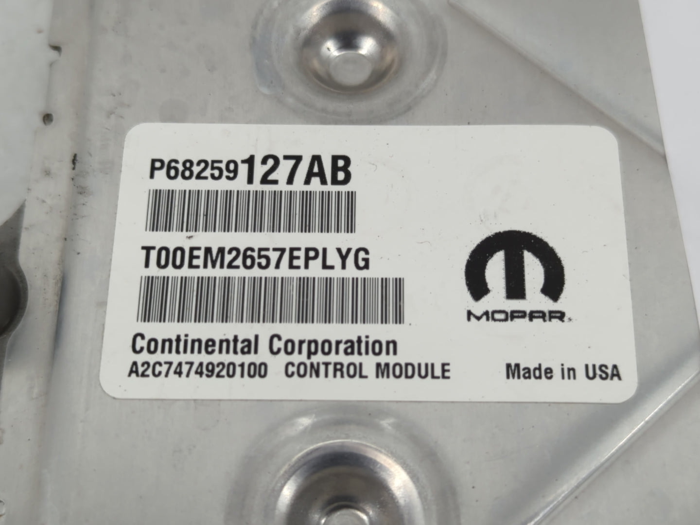 2016-2020 Dodge Journey PCM Engine Control Computer ECU ECM PCU OEM P/N:P68259127AB Fits Fits 2016 2017 2018 2019 2020 OEM U