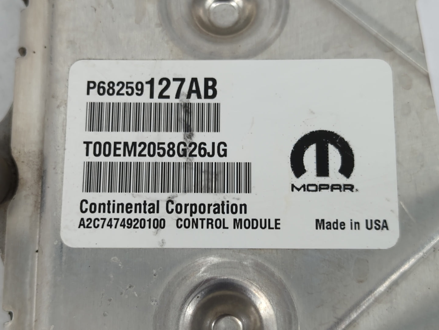 2016-2020 Dodge Journey PCM Engine Control Computer ECU ECM PCU OEM P/N:P68259127AB Fits Fits 2016 2017 2018 2019 2020 OEM U
