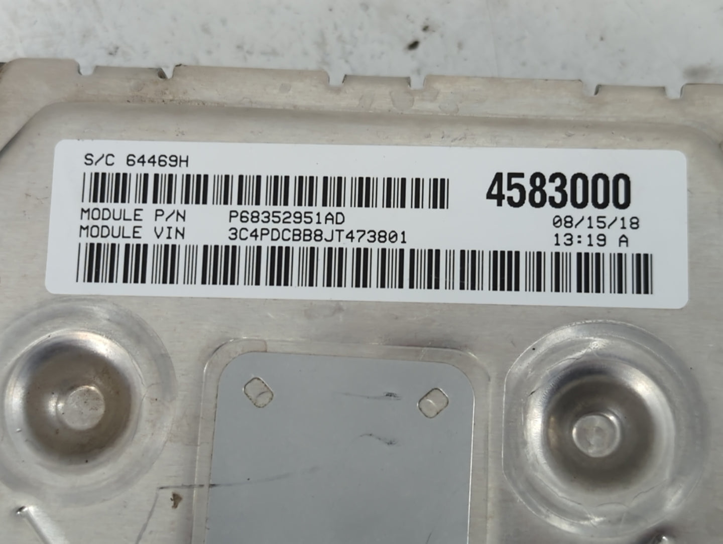 2016-2020 Dodge Journey PCM Engine Control Computer ECU ECM PCU OEM P/N:P68259127AB Fits Fits 2016 2017 2018 2019 2020 OEM U
