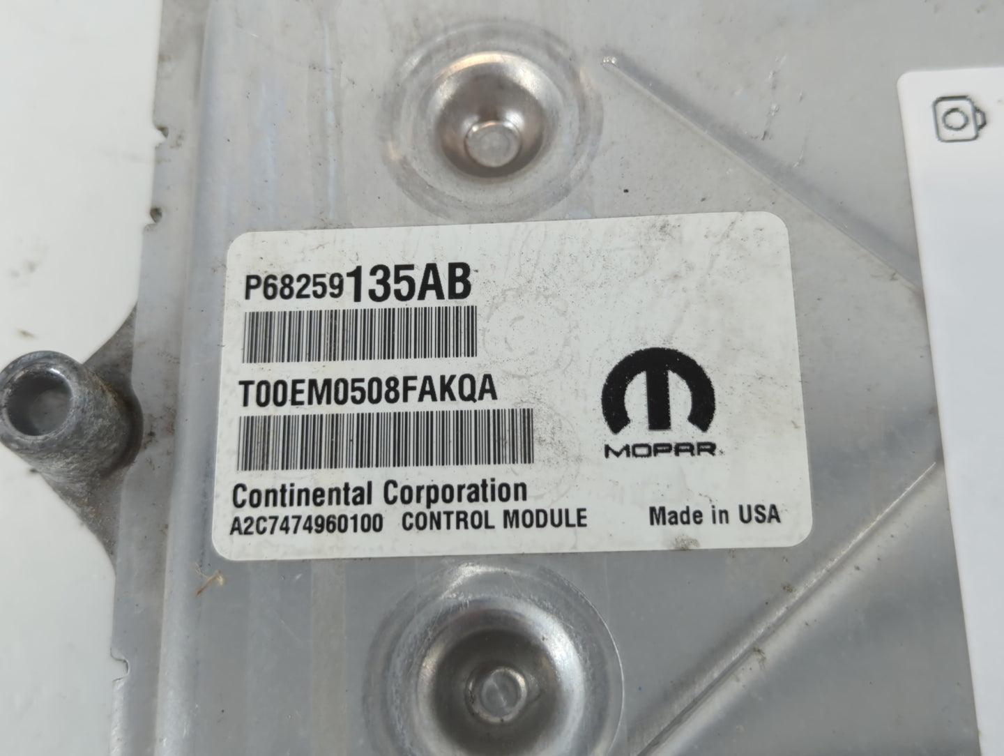 2016-2019 Dodge Journey PCM Engine Control Computer ECU ECM PCU OEM P/N:P68352964AB P68259135AA Fits Fits 2016 2017 2018 201