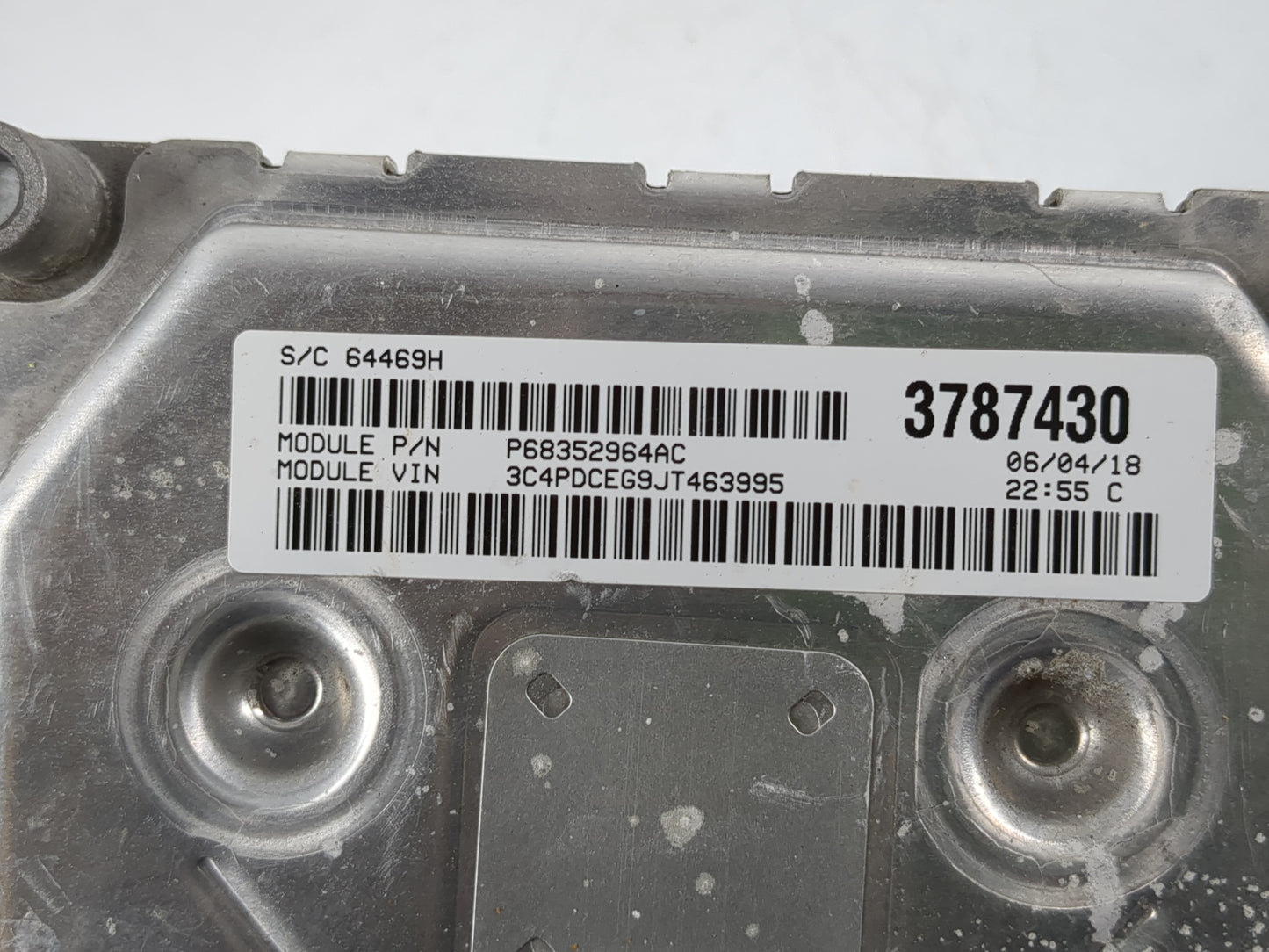 2016-2019 Dodge Journey PCM Engine Control Computer ECU ECM PCU OEM P/N:P68352964AC Fits Fits 2016 2017 2018 2019 OEM Used A