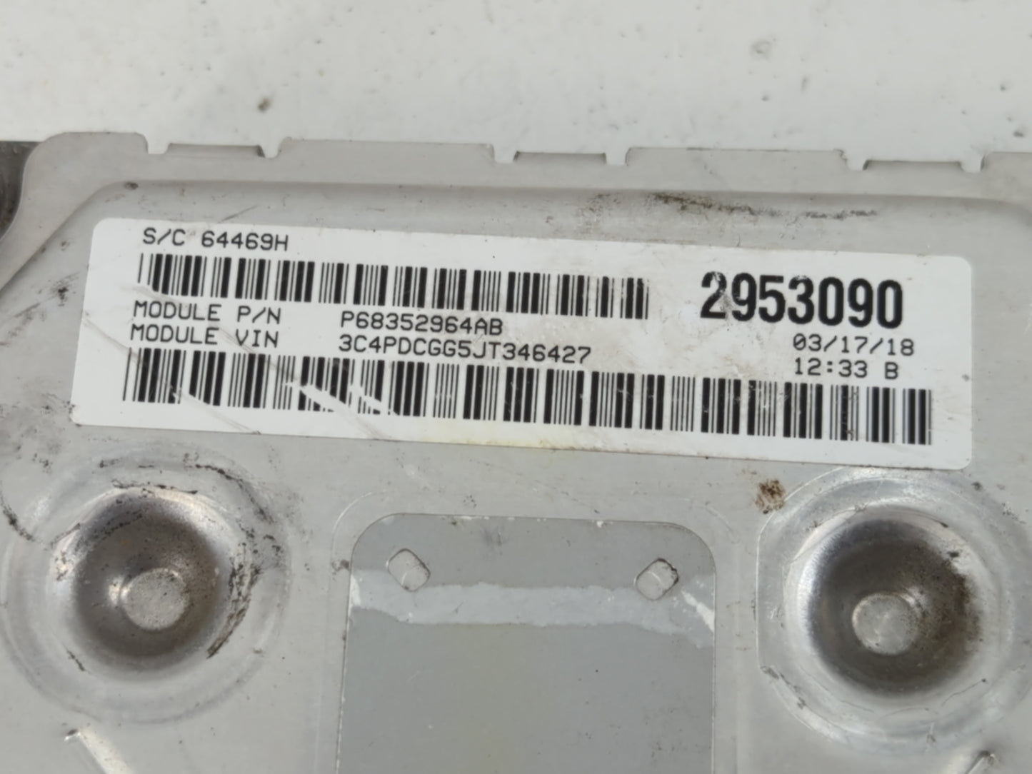 2016-2019 Dodge Journey PCM Engine Control Computer ECU ECM PCU OEM P/N:P68259135AB P68352964AC Fits Fits 2016 2017 2018 201