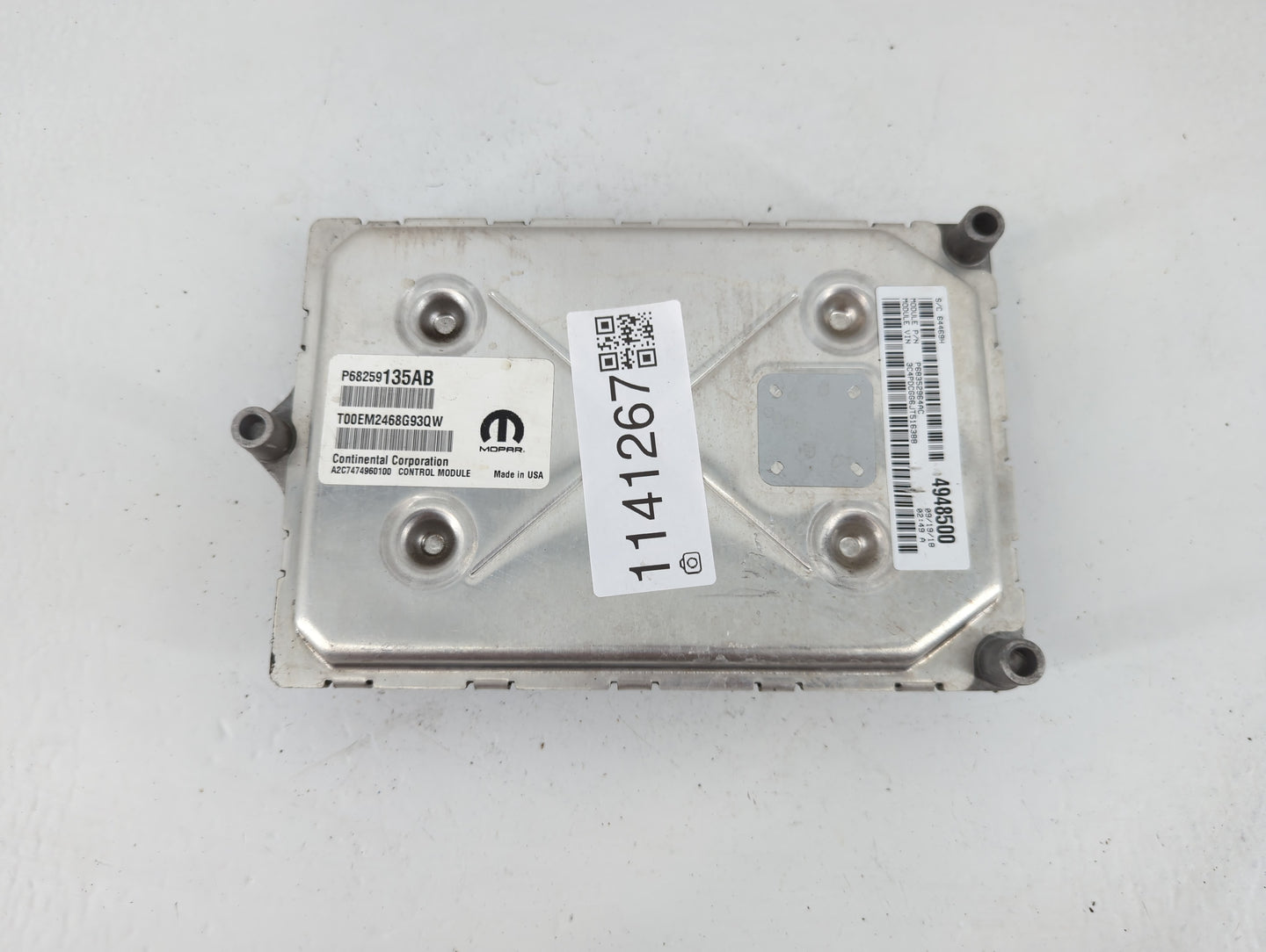 2016-2019 Dodge Journey PCM Engine Control Computer ECU ECM PCU OEM P/N:P68259135AB Fits Fits 2016 2017 2018 2019 OEM Used A