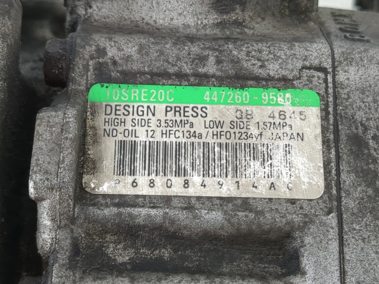 2011-2019 Dodge Journey Air Conditioning A/c Ac Compressor Oem - Oemusedautoparts1.com
